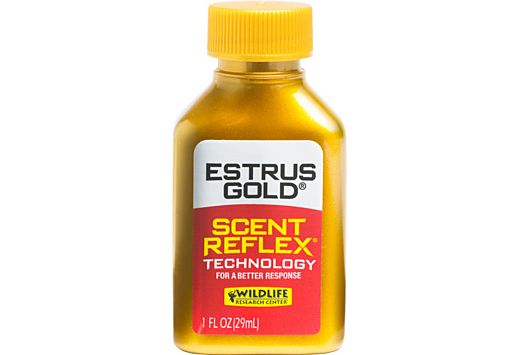 WRC DEER LURE ESTRUS GOLD SYNTHETIC 1FL OZ W/2 KEY WICKS