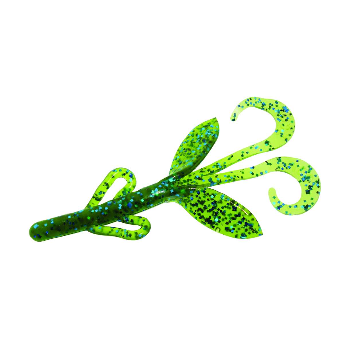 Zoom Baby Brush Hog 4'' Blue Watermelon 12pk