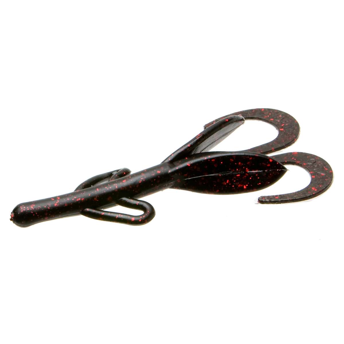 Zoom Baby Brush Hog 4'' Black Red Glitter 12pk