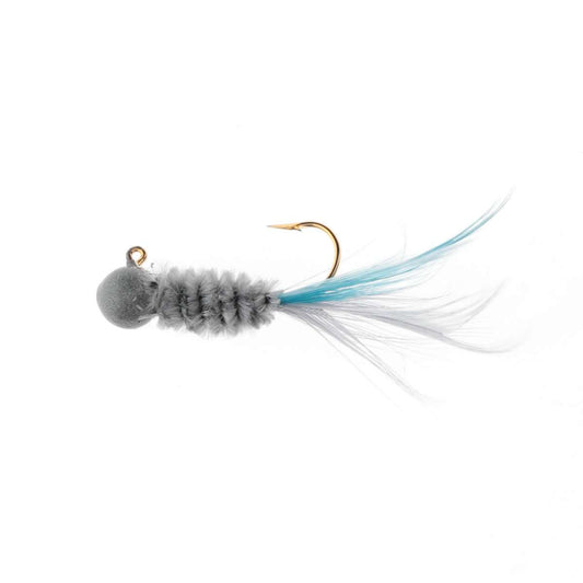 Mr Crappie SlabDadLivHairJg 1/16oz Ghost Minnow