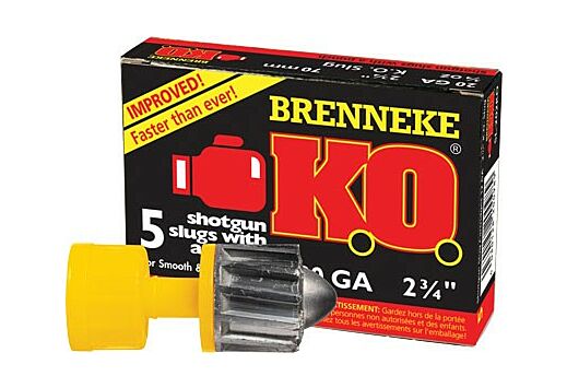 BRENNEKE USA 20GA KO 2.75" 3/4OZ SLUG 5RD