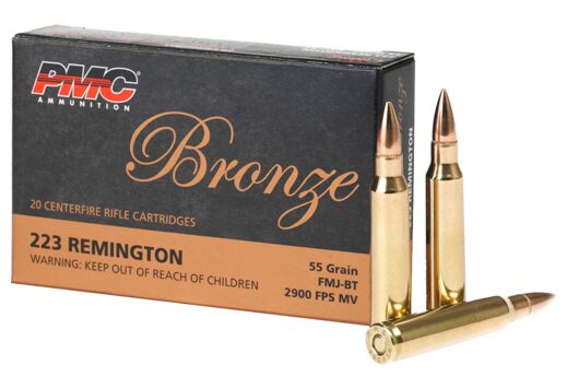 PMC 223 REMINGTON 55GR FMJ-BT 20RD 50BX/CS