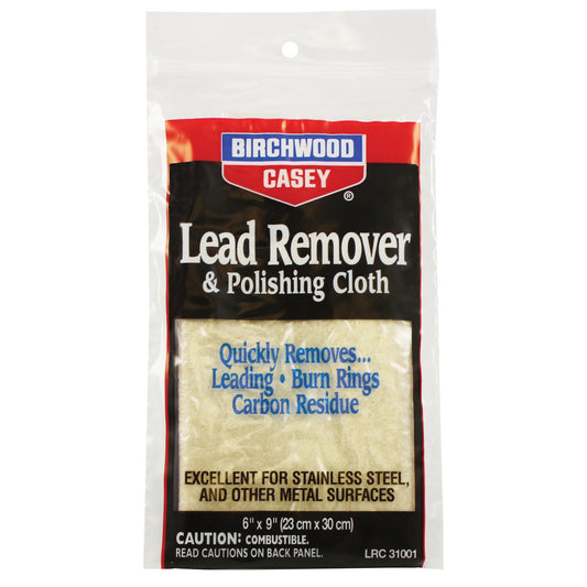 Birchwood Casey, Polishing Cloth, 6" x 9", Lead Remover