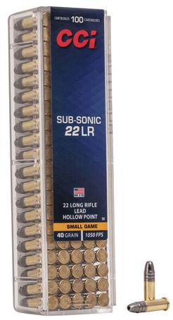 CCI Target Rimfire Ammunition .22 LR 40 gr LRN 1240 fps 100/ct