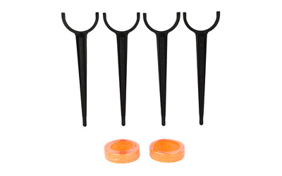 Daisy, Shatterblast Targets w/Holders, Includes 8-2" Orange Clay Targets and 4 Target Stands