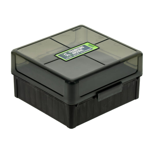 Frankford Arsenal, Hinge-Top Ammo Box, 1009, 100 Rounds, Fits 22-250 Remington, 243 Winchester, 308 Winchester and 7mm-08, Smoke Gray, Plastic