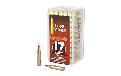 Hornady, Varmint Express, 17HMR, 17 Grain, V-Max, 50 Round Box - 40 box case