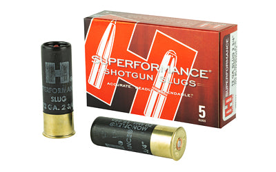 Hornady, Superformance, 12 Gauge,2.75", 300 Grain, MonoFlex, Sabot Slug, 5 Round Box, California Certified Nonlead Ammunition