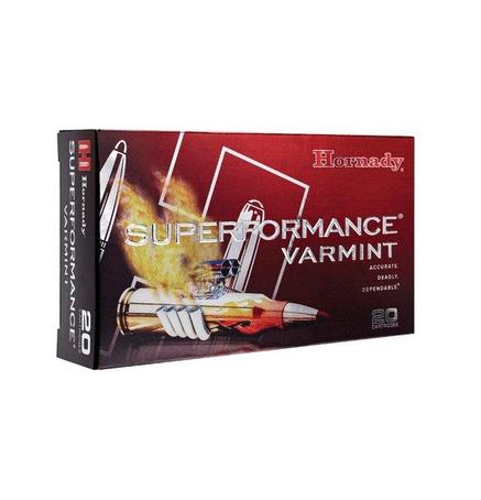 Hornady Superformance Rifle Ammunition .17 Hornet 20 gr V-MAX 3650 fps - 25/box