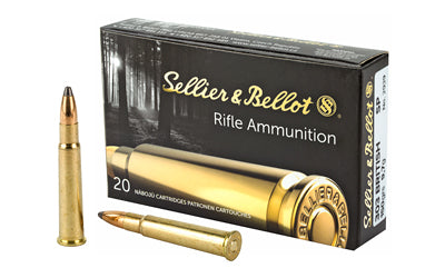 Sellier & Bellot, Rifle, 303 British, 150 Grain, Soft Point, 20 Round Box