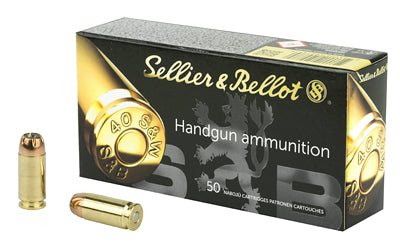 Sellier & Bellot, Pistol, 40 S&W, 180 Grain, Jacketed Hollow Point, 50 Round Box