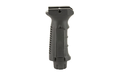 Leapers, Inc. - UTG, Vertical Foregrip, Ergonomic Finger Grooves, Ambidextrous, Picatinny, Black Finish