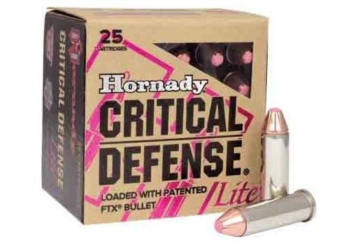HORNADY CRITICAL DEFENSE LITE 25RD 10BX/CS 9MM LGR 100GR FTX