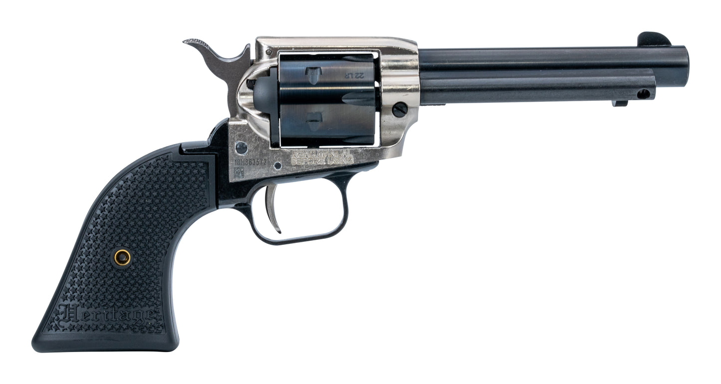 Heritage Manufacturing Rough Rider 22LR NICKEL POLY STAR 4.75"