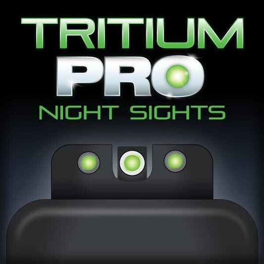 TruGlo TG231N1W Tritium Pro Night Sights U Notch / White