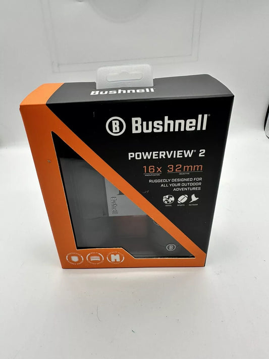 Bushnell PWV1632 PowerView 2 16x 32mm Roof Prism Binoculars Brand New Sealed