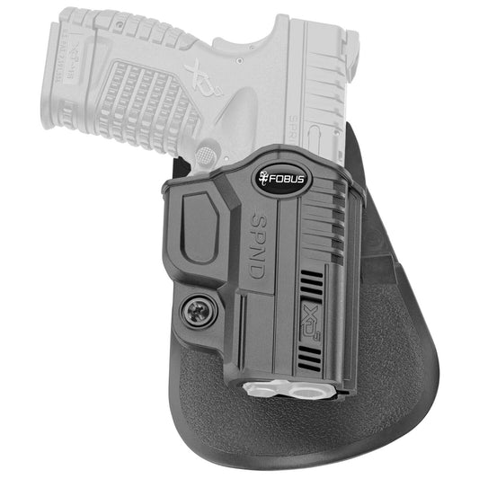 FOBUS Evolution Black Paddle Holster for Springfield Armory XDS 3.3" 9MM .5 MOD2