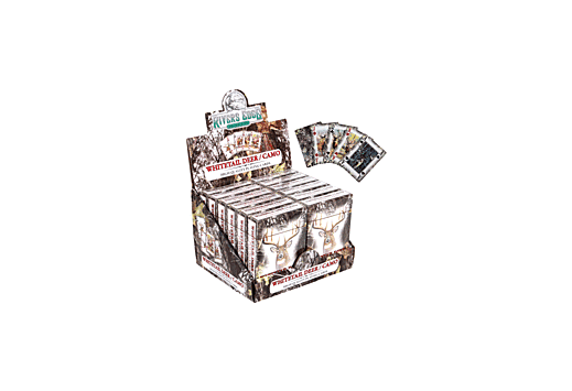 RIVERS EDGE DISPLAY PLAYING CARDS WHITETAIL DEER
