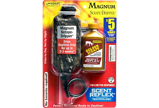 WRC DEER LURE GOLDEN SCRAPE/ SCRAPE DRIPPER COMBO 4FL OZ