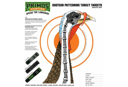 PRIMOS PAPER TARGET TURKEY 11.5"X10.75" 12-PACK