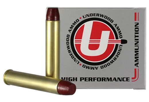 UNDERWOOD .444 MARLIN 335GR LEAD FLAT NOSE 20RD