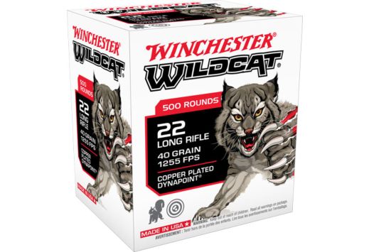 WINCHESTER WILDCAT 22LR 40GR 500RD 1255FPS LEAD-RN