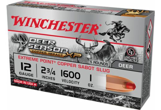 WINCHESTER 12GA COPPER IMPACT SABOT SLUG 1OZ 5RD