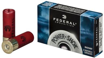 Federal Power-Shok 12 ga 2 3/4" MAX 9 plts #00 - 5/box