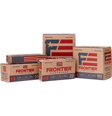 Hornady Frontier NATO Rifle Ammunition 5.56mm 62 gr FMJ 20/ct
