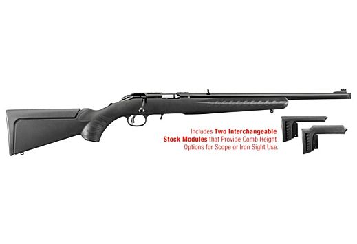 RUGER AMERICAN COMPACT .22LR 10-SHOT 18" MATTE BLK THRD
