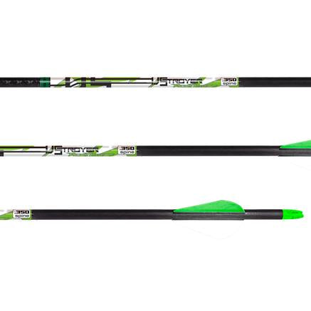 Feradyne Carbon Express D-Stroyer Piledriver Arrows 350 Spines 6 Pack Fletched