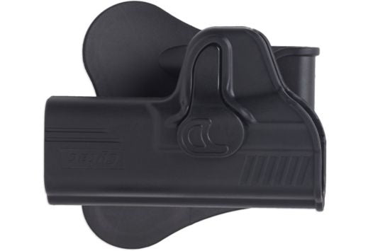 BULLDOG RR HOLSTER PADDLE POLY GLOCK 43 GEN 1/2/3/4 BLK RH