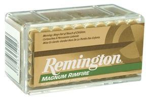 Remington Magnum Rimfire Ammunition .22 WMR 40 gr JHP 50/box