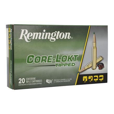 Remington Core-Lokt Tipped Rifle Ammunition 7mm Rem Mag 150gr Poly Tipped 3130 fps 20/ct