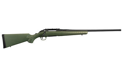 Ruger, American Rifle Predator, Bolt-Action Rifle, 22-250 Rem, 22" Threaded Barrel, Matte Black Finish, Alloy Steel, Moss Green Composite Stock, 4Rd Rotary Magazine