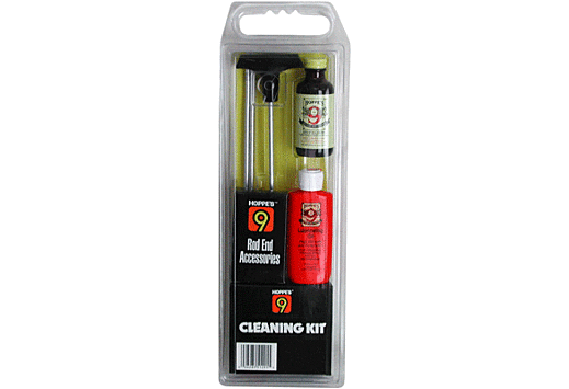 HOPPES CLEANING KIT FOR .22CAL RIFLES W/CLAMSHELL PACKAGE