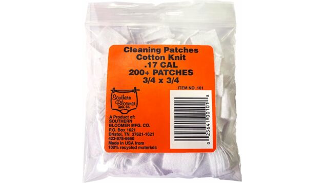 SOUTHERN BLOOMER .17CAL CLEANING PATCHES 200-PACK