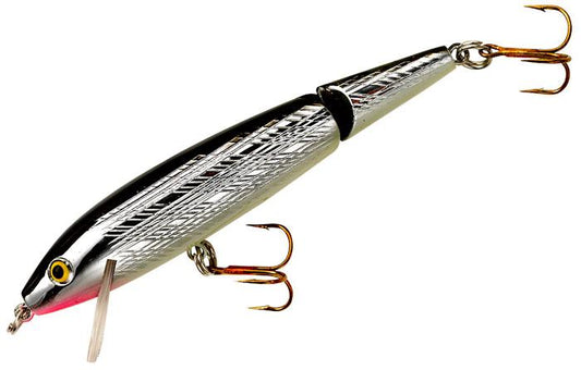 Rebel Minnow Jointed 3.5'' Silver/Black