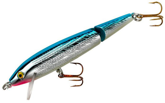 Rebel Minnow Jointed 3.5'' Silver/Blue