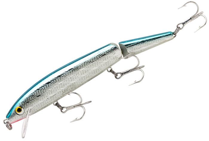 Rebel Minnow Jointed 5.5'' Silver Blue