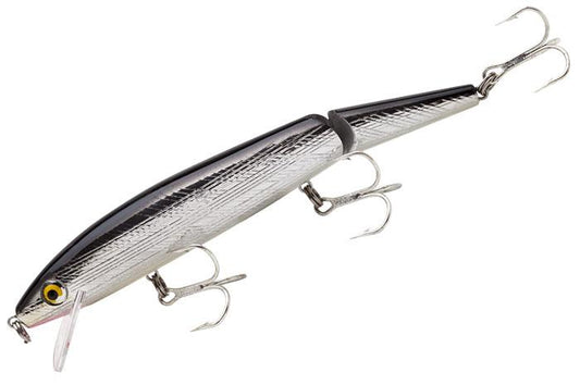 Rebel Minnow Jointed 5.5'' Silver Black