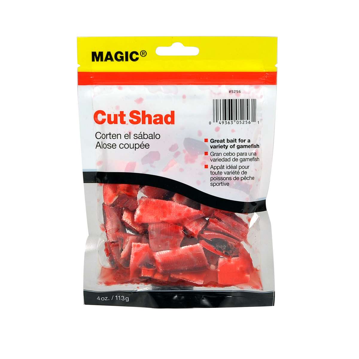 Magic Preserved Cut Shad 4oz Red
