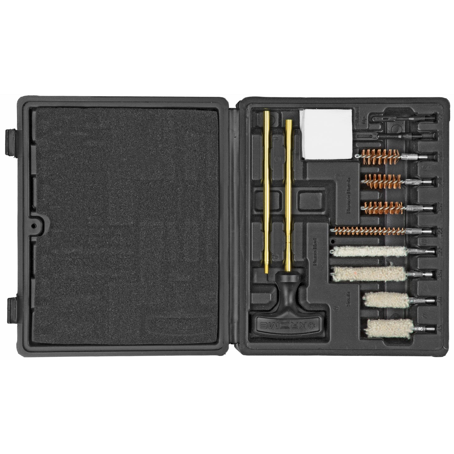Allen, Krome, Compact Handgun Cleaning Kit, 14 Piece, 22LR- 45ACP, Molded Case