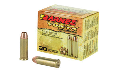 Barnes, VOR-TX, 44 Mag, 225 Grain, XPB, Jacketed Hollow Point, Lead Free, 20 Round Box, California Certified Nonlead Ammunition