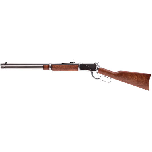 Rossi, R92, Lever Action Rifle, 44 Magnum, 20" Round Barrel, Stainless Finish, Wood Stock, Adjustable Sights, 10 Rounds