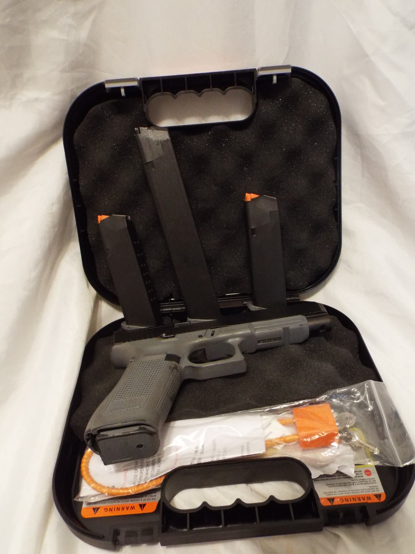 GLOCK, 34 Gen5 MOS Competition, Striker Fired, Modular Optic System, Full Size, 9MM, 5.31" Marksman Barrel,