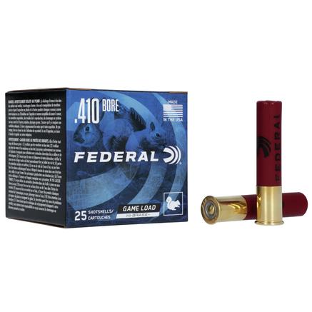 Federal Game-Shok Upland Game - Hi Brass Load - .410ga 2-1/2" 1/2oz. #7.5-Shot 25/Box