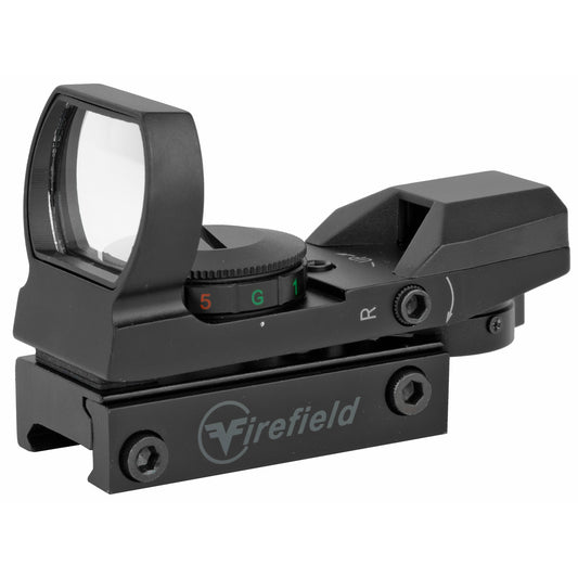 Firefield, Multi Red & Green Reflex Sight, Black, Red/Green- 4 Reticle Options