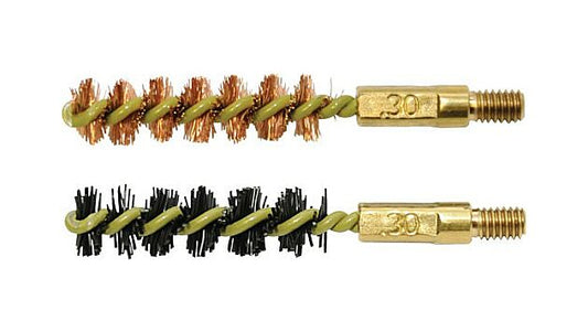 OTIS BORE BRUSH .30 CAL 2-PK 1-NYLON 1-BRONZE 8-32 THREAD