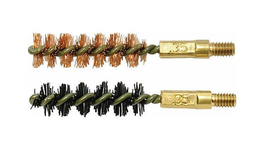 OTIS BORE BRUSH .35 CAL 2-PK 1-NYLON 1-BRONZE 8-32 THREAD
